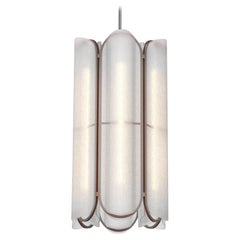 Lustre / Lampe à suspension Contemporary 'Vale 6-P', Rust by AND