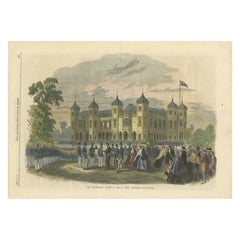 The Government House in Perth, Western Australia - Illustrated London News, 1864