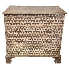 19th Century English Hand Painted Chest of Drawers