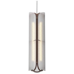 Lustre / Suspension Contemporary 'Vale 3-P', Rust by AND