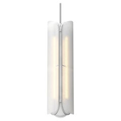 Lustre / Suspension Contemporary 'Vale 3-P', Silica by AND