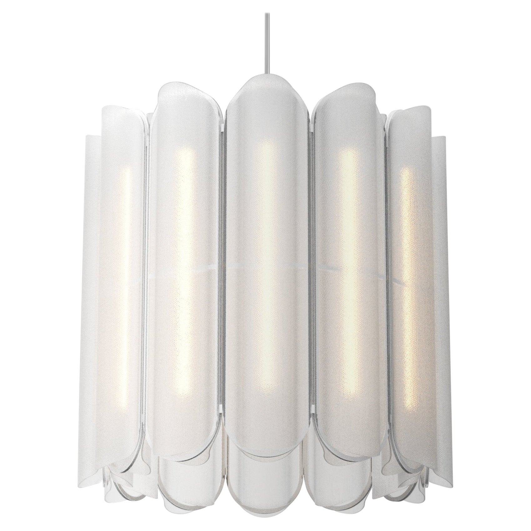 Lustre / Suspension Contemporary 'Vale 12-P', Silica by AND en vente
