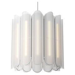 Lustre / Suspension Contemporary 'Vale 12-P', Silica by AND