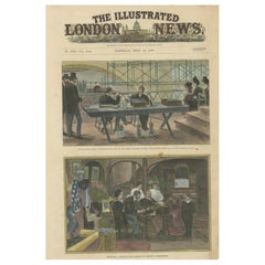 Antique Edison’s Phonograph at the Crystal Palace and Transatlantic Messaging, 1888