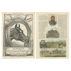 Victorian Cultural and Equestrian Highlights: Scottish Gathering & Advertisement