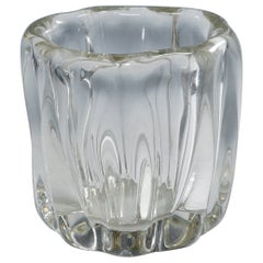 Tazón de vidrio artístico "Tocón de árbol" de Tapio Wirkkala para Iittala 1951