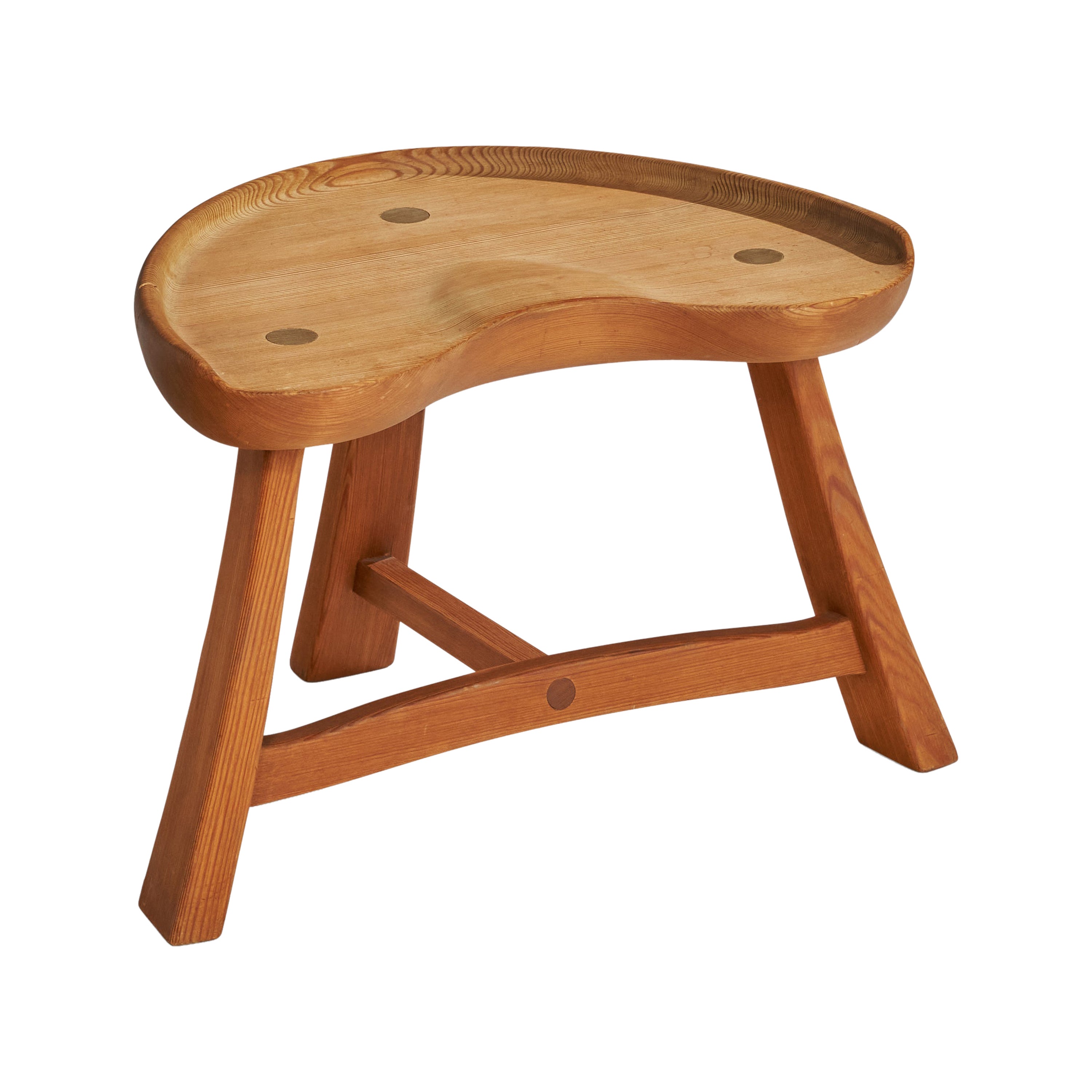 Krogenæs Møbler, Stool, Pine, Norway, 1960s