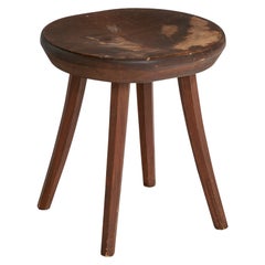 Tervasaaren Puutyštehdas, Hocker, Beizkiefer, Finnland, 1960er Jahre