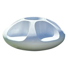 Banco/plantador Sintoform de Elsie Crawford para Architectural Fiberglass, 1970