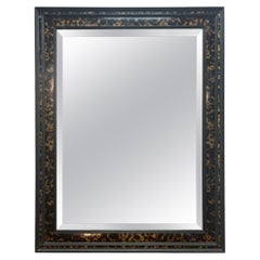 John Richard Miroir biseauté en fausse tortue
