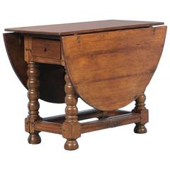 Antique Oak Gateleg Table from, Denmark, circa 1820 