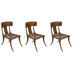 T.H. Robsjohn-Gibbings Klismos Chairs by Saridis, Athens