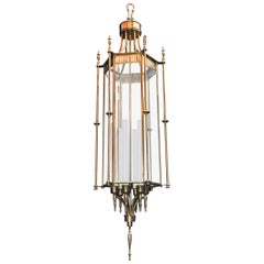 Large Beautiful Brass Lantern