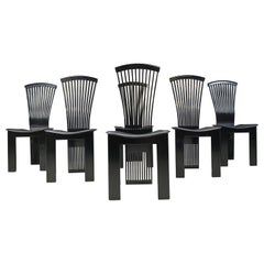 Post modern dining chairs by Pietro costantini, 1980s, set of 6