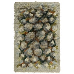 Schwedischer Vintage-Teppich mit polychromem, geometrischem Muster  Rug & Kilim