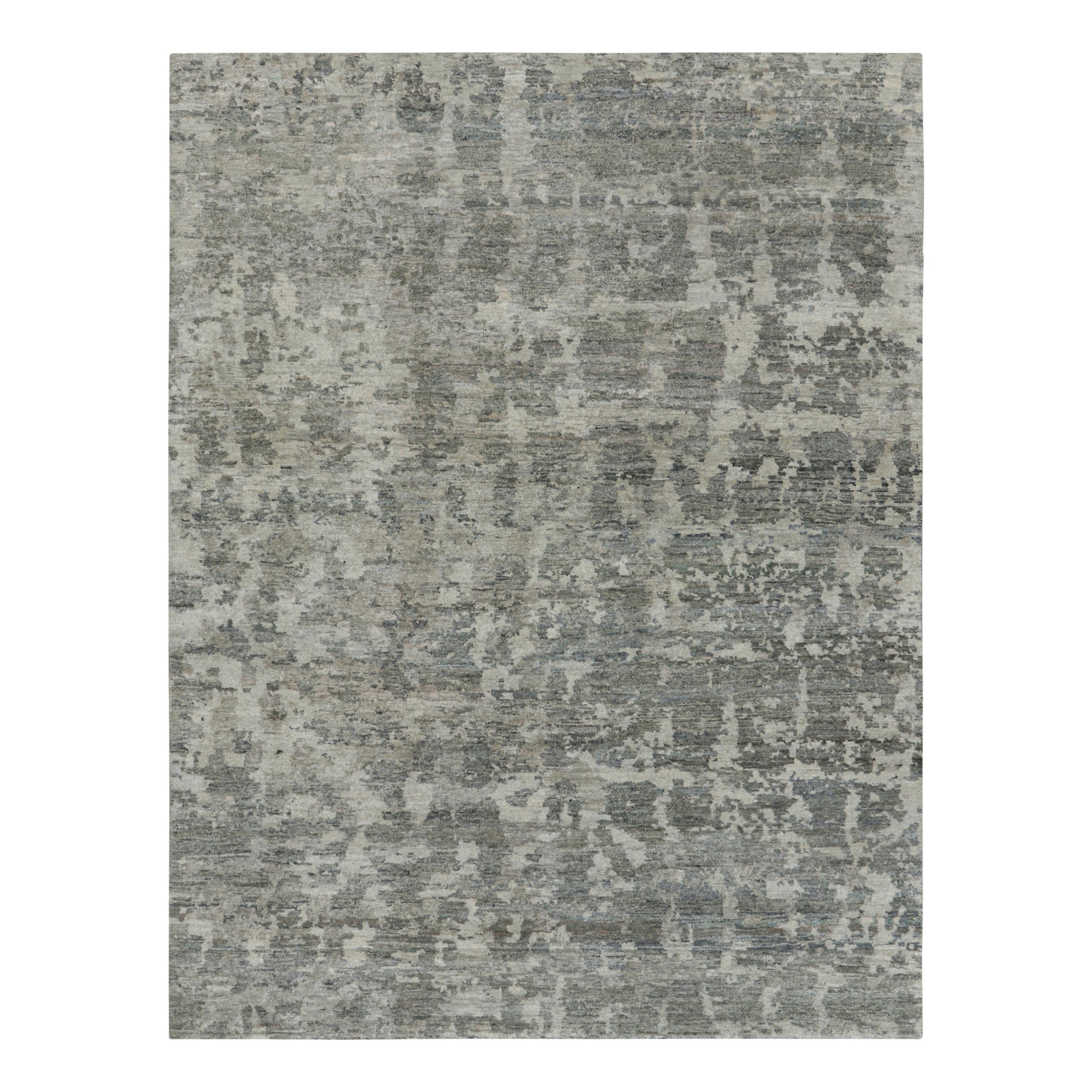 Tappeto moderno Rug & Kilim in grigio con motivi astratti