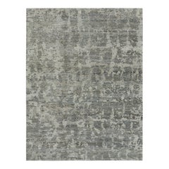Rug and Kilim's Modern Rug in Grau mit abstrakten Mustern