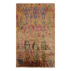 Rug & Kilim’s Modern Classics Rug with Polychromatic Ikats Patterns