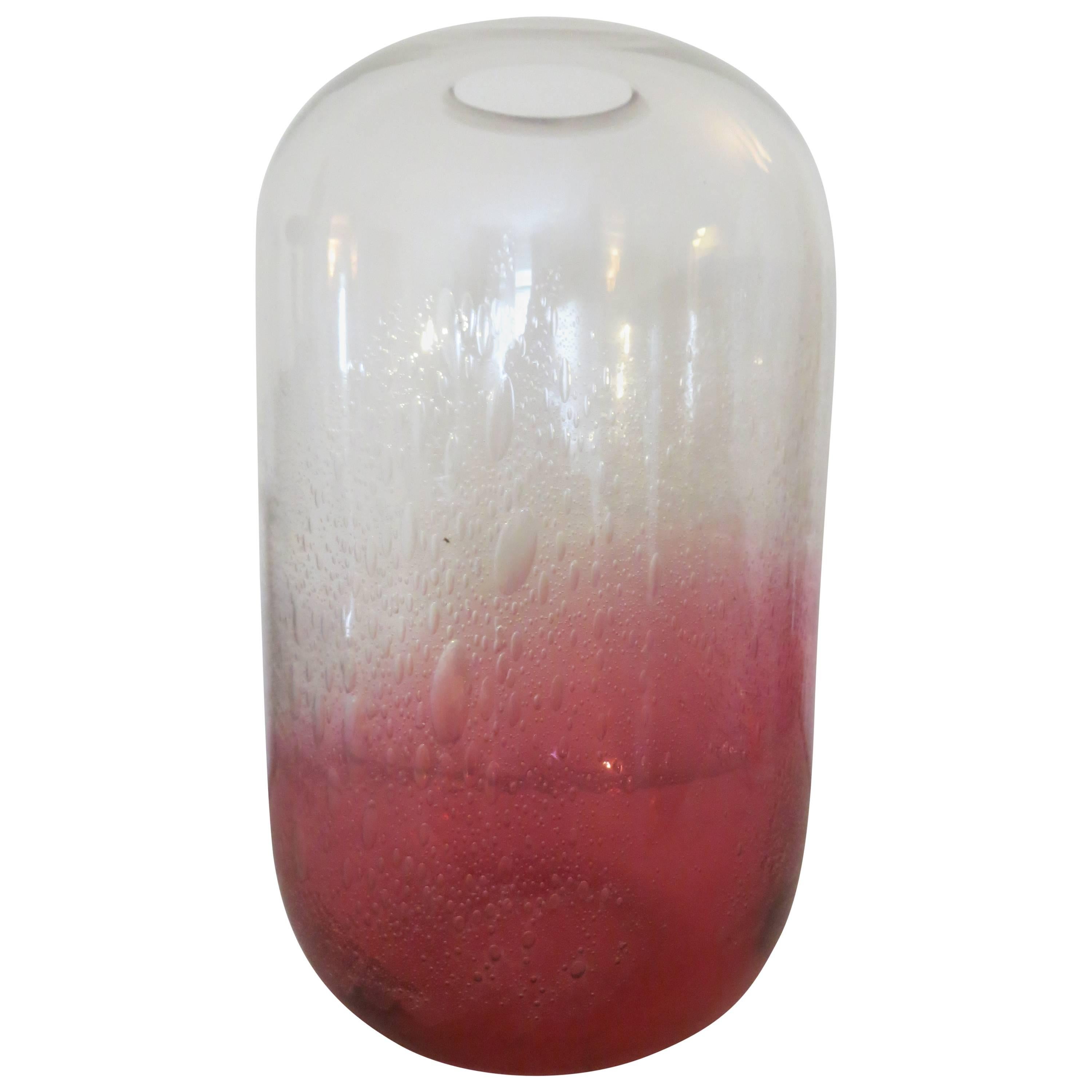 Large 1970s Art Glass Vase by Thomas/ Rosenthal, Germany For Sale