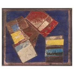 1960s Collage Painting by Ronald G. Ahlstrom