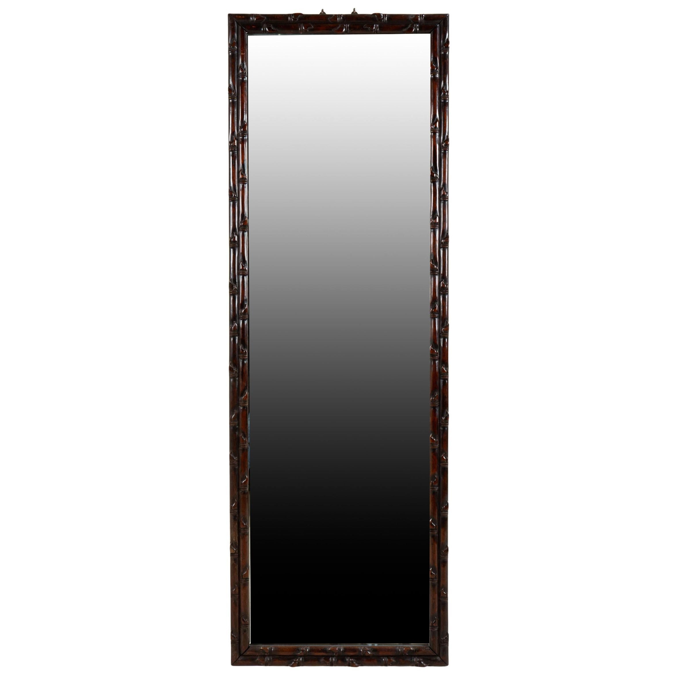 A 20th Century Chinese Rosewood Mirror