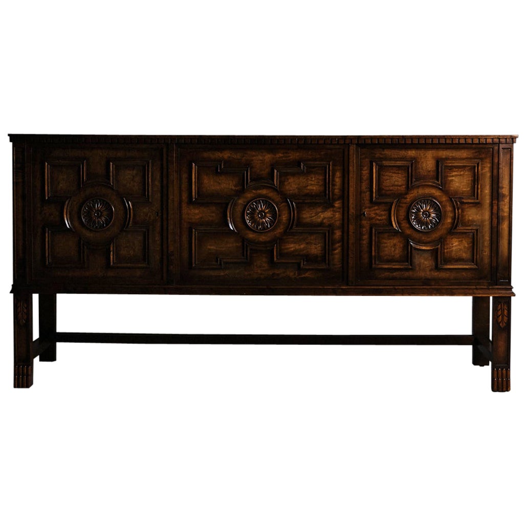 Sideboard „Borgholm“ von Axel Einar Hjorth für Bodafors zugeschrieben, Schweden, 1920er Jahre