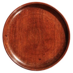 Rare 19th Century Small Circular Tray