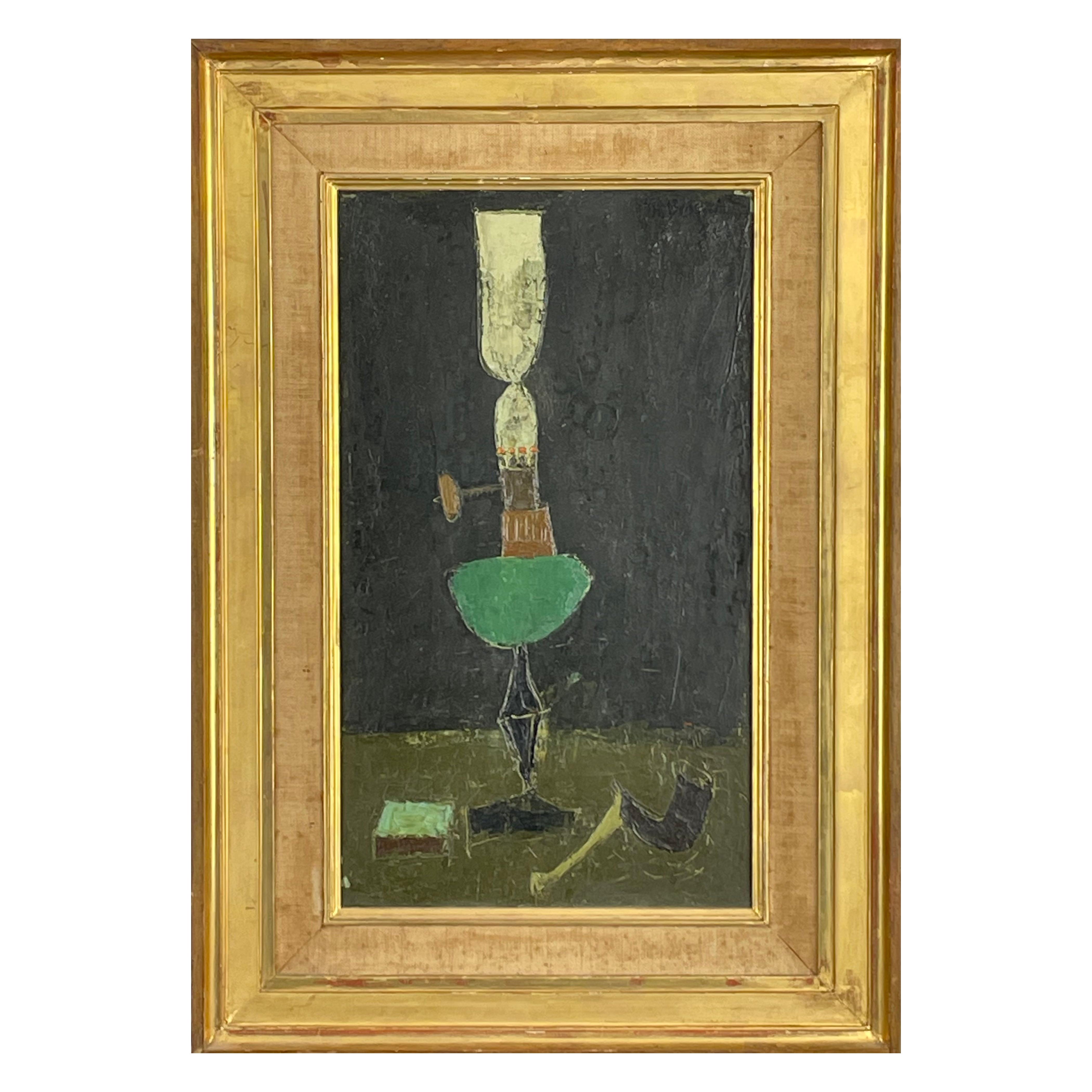 La Lampe a Petrole" de Philippe Bonnet, francés (1927-2007) óleo sobre lienzo en venta
