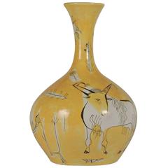 Beautiful Italian Ceramic Vase Signed L.Guidi, 1954 7