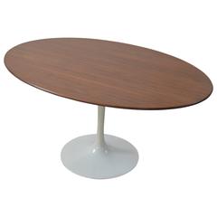  Eero Saarinen Walnut Oval Table