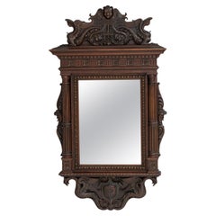 19th Century French Wooden Mirror