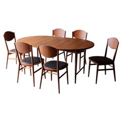 Paul McCobb Dining Set, American Design, Walnut, Mid Century, Lane