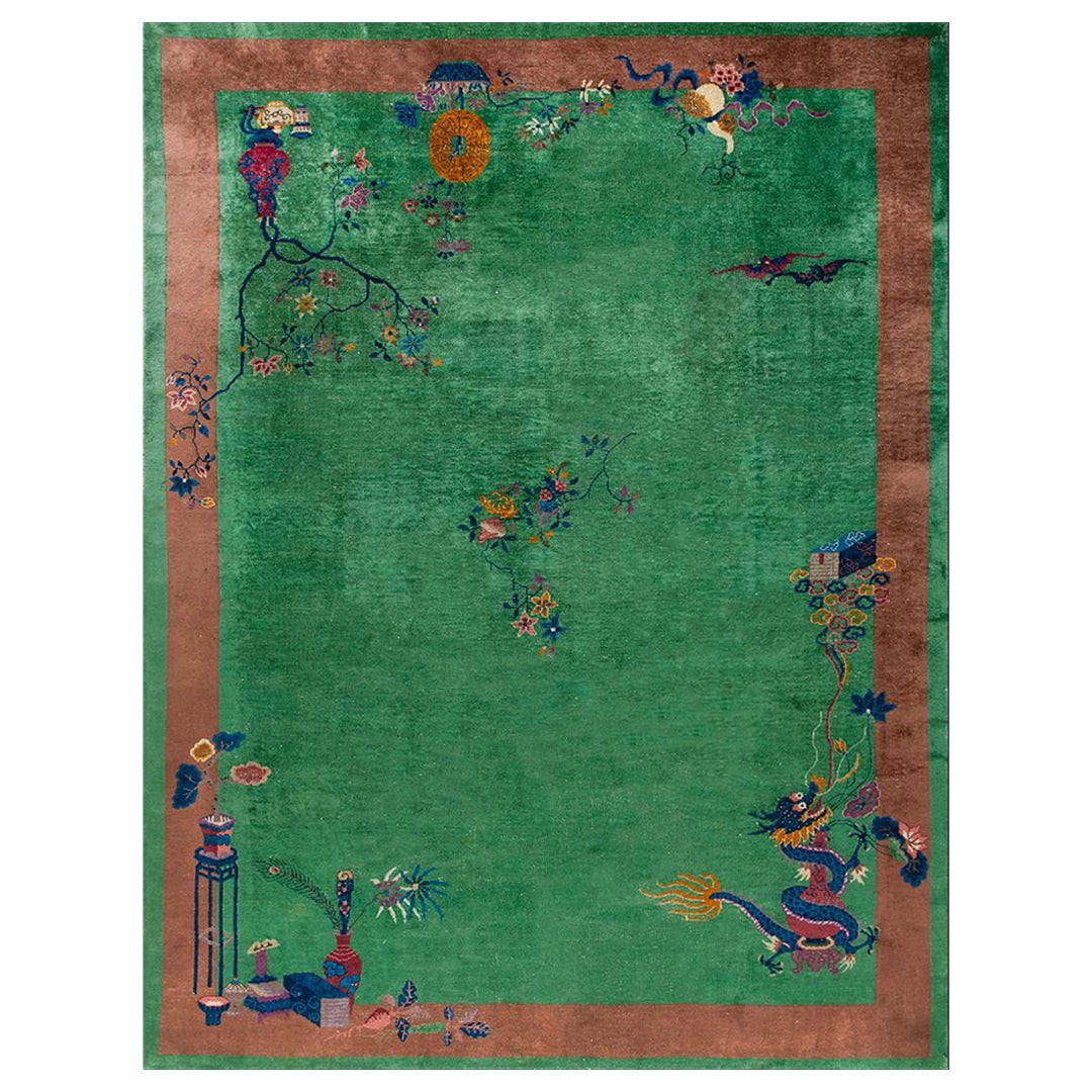 Tappeto Art Deco cinese degli anni '20, 8' 8" x 11' 6"