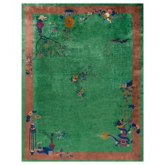 Tappeto Art Deco cinese degli anni '20, 8' 8" x 11' 6"