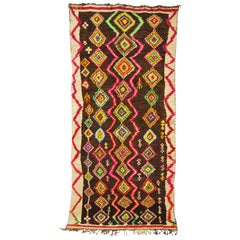 Moroccan Hand Loomed Wool Ourika Rug, Atlas Mountains