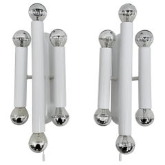 Set of 2 Hufnagel leuchten wall lamps sconce , 1970s