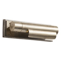 Schwedische Designerin, Wandleuchte, Nickel, Schweden, 1930er Jahre