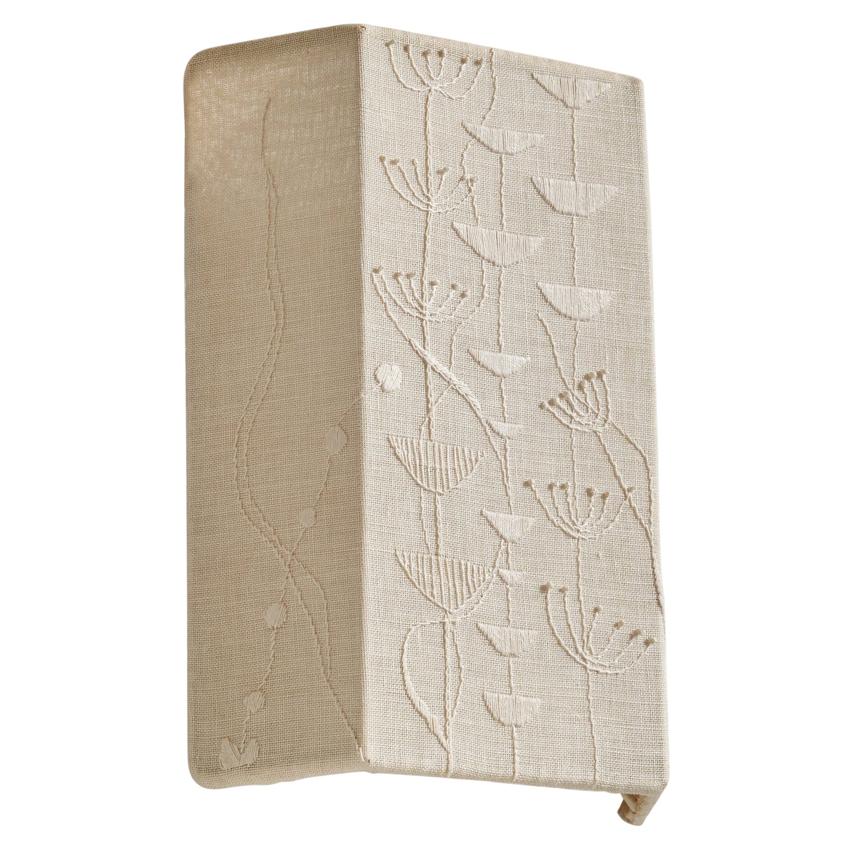 Swedish Designer, Wall Light, Fabric, Sweden, 1960s