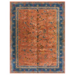 Tappeto Art Deco cinese degli anni '20 9' x 12'