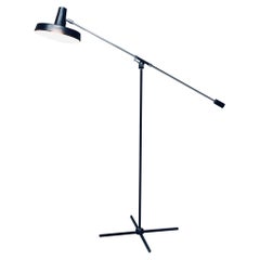 Midcentury Modern Design Counterbalance Floor Lamp by Boulanger, Belgium 1960's