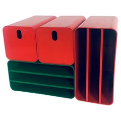 Modular Storage Set by Georges Coslin for UP Collezioni Longato, Italy 1960's