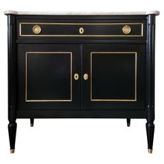 Antique French, cassettiera in stile Luigi XVI Commode Buffet Bar