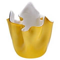 Venini Vase Fazzoletto von Fulvio Bianconi  1950s