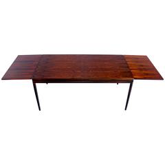 Danish Modern Rosewood Dining Table Designed by Johannes Andersen