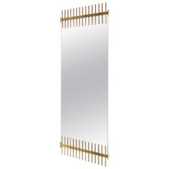 Ettore Sottsass, Mirror in Brass for Santambrogio and De Berti. Italy, 1960.