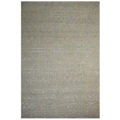 Contemporary Art Deco Design Rug Hand Knotted Wool and Silk Djoharian Collection