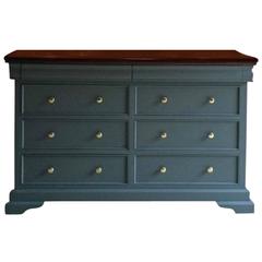 Colonial Style Sideboard Chest of Drawers Credenza Mahogany Shabby Chic Large