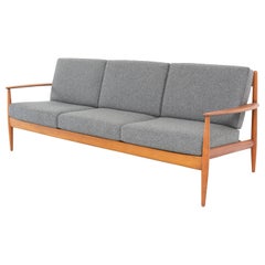 Modern Grete Jalk Danish Sofa by France and Daverkosen Freshly Reupholstered