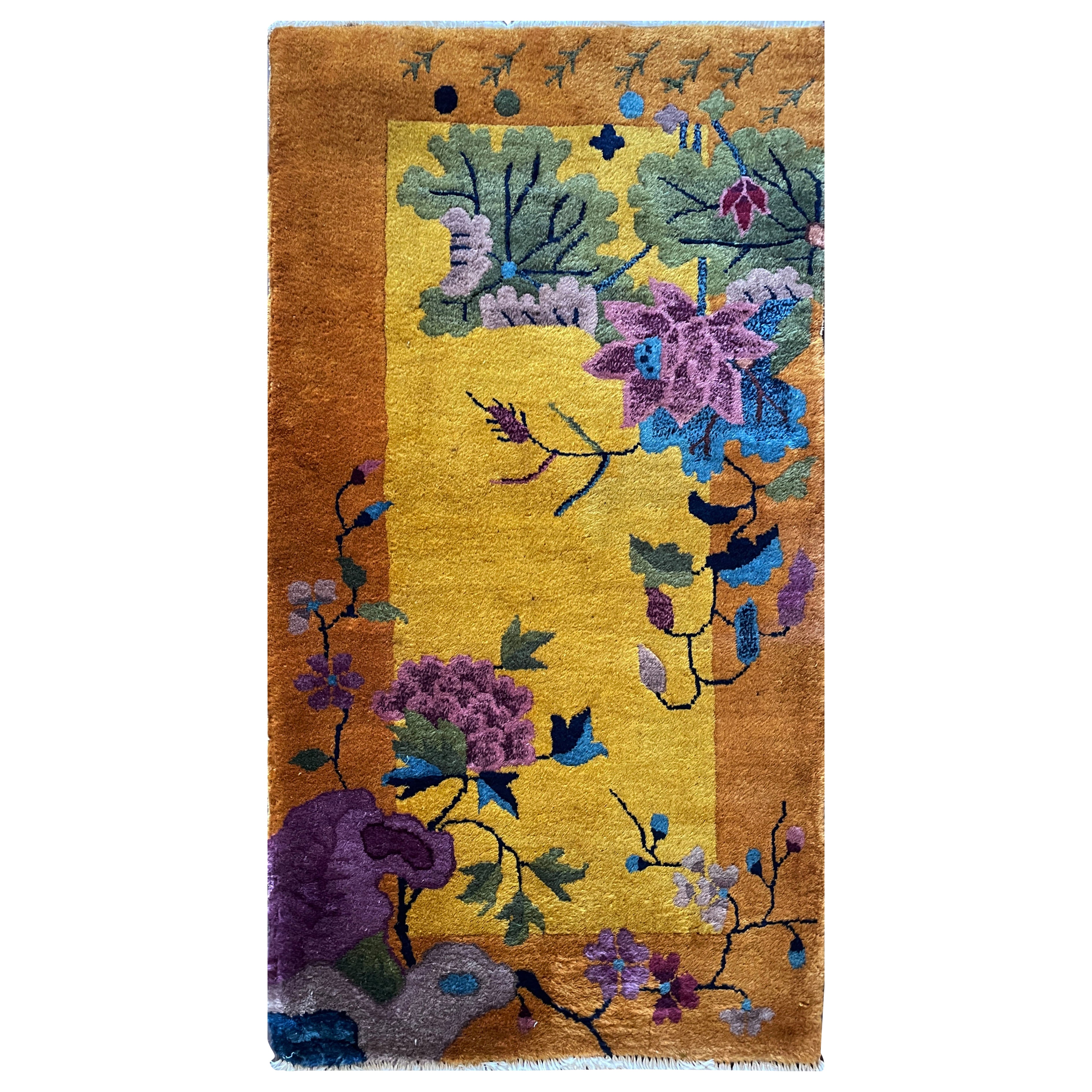 Antiker Art deco Chinese Rug