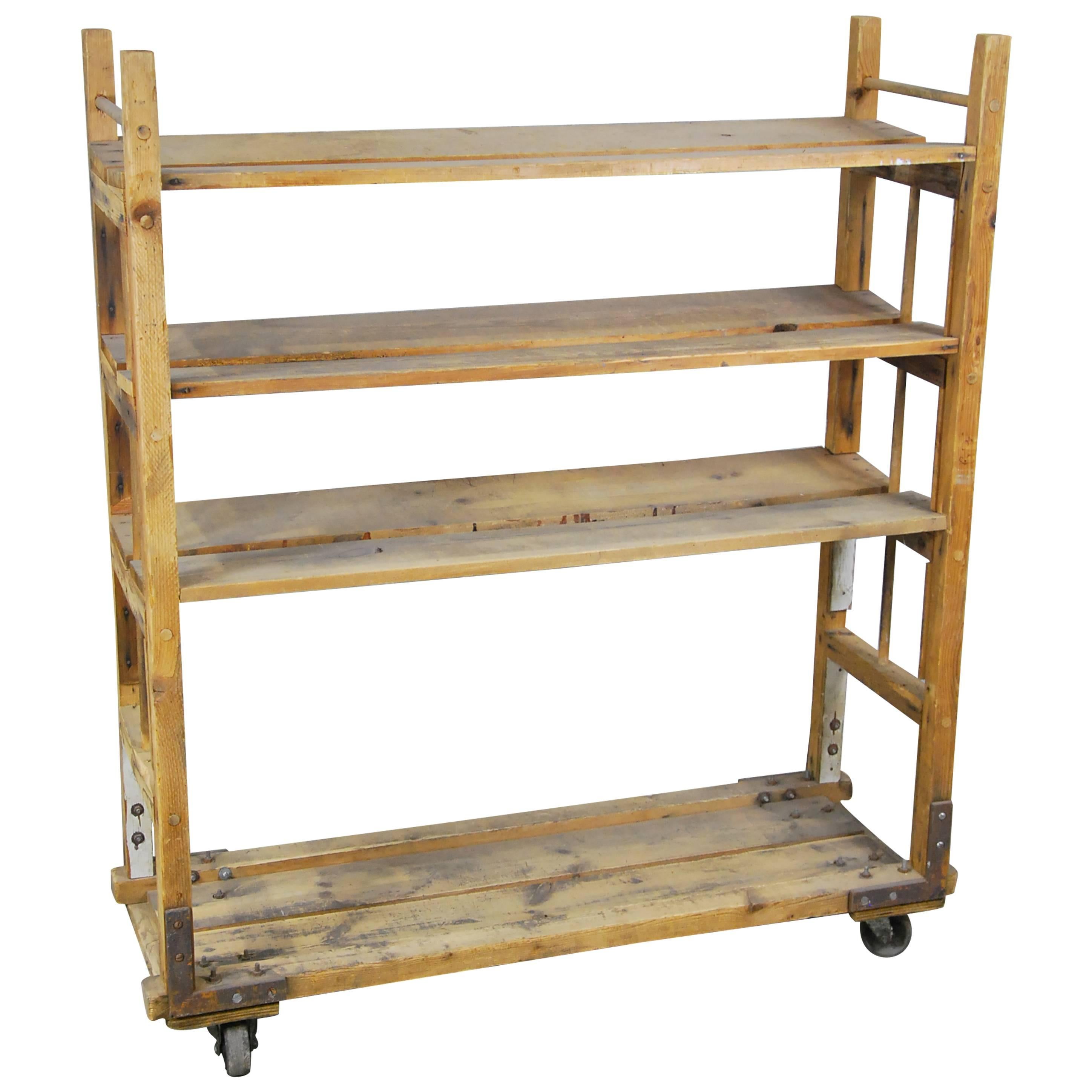 1940 Rolling Bread Rack